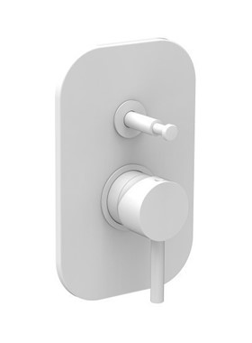 LA TORRE NEW TECH 12050R-300 ΛΕΥΚΟ ΜΑΤ - ΜΙΚΤΗΣ ΕΝΤΟΙΧΙΣΜΟΥ 2 ΕΞΟΔΩΝ ΝΕΡΟΥ