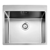 FORTINOX SQUADRO 29055 (55x50.5) - ΝΕΡΟΧΥΤΗΣ INOX ΛΕΙΟΣ ΕΝΘΕΤΟΣ