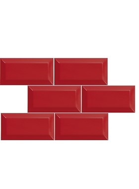 EQUIPE METRO ROSSO 7.5X15cm - ΚΕΡΑΜΙΚΑ ΚΟΚΚΙΝΑ ΠΛΑΚΑΚΙΑ ΜΠΑΝΙΟΥ 14059