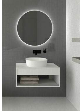 ΕΠΙΠΛΟ ΜΠΑΝΙΟΥ XMORPH 90X45X35cm ΑΠΟ ΑΔΙΑΒΡΟΧΟ WPC ΣΕ ΜΑΤ ΧΡΩΜΑΤΑ ΛΑΚΑΣ