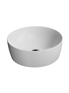 GSI SAND COLOR 9039-301 WHITE MATT - ΝΙΠΤΗΡΑΣ ΠΟΡΣΕΛΑΝΗΣ Φ40cm ΕΠΙΤΡΑΠΕΖΙΟΣ ΛΕΥΚΟ ΜΑΤ