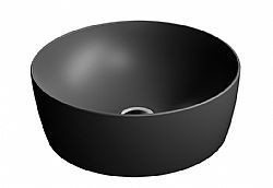 GSI SAND COLOR 9039-401 ARDESIA MATT - ΝΙΠΤΗΡΑΣ ΠΟΡΣΕΛΑΝΗΣ Φ40cm ΕΠΙΤΡΑΠΕΖΙΟΣ ΜΑΥΡΟ ΜΑΤ