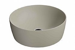 GSI SAND COLOR 9039-520 CRETA MATT - ΝΙΠΤΗΡΑΣ ΠΟΡΣΕΛΑΝΗΣ Φ40cm ΕΠΙΤΡΑΠΕΖΙΟΣ ΜΠΕΖ ΜΑΤ