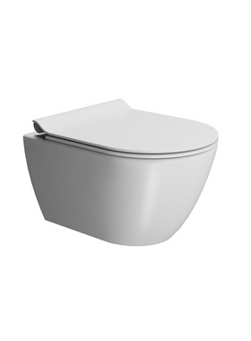 GSI PURA COLOR SWIRL 881600SC WHITE MATT - ΛΕΚΑΝΗ ΚΡΕΜΑΣΤΗ (50cm) ME ΚΑΘΙΣΜΑ SLIM SOFT CLOSE