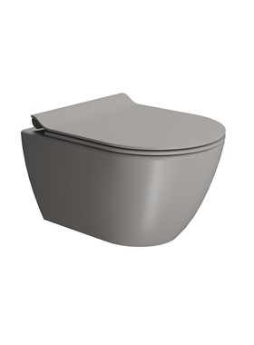 GSI PURA COLOR SWIRL 881600SC TORTORA MATT - ΛΕΚΑΝΗ ΚΡΕΜΑΣΤΗ (50cm) ME ΚΑΘΙΣΜΑ SLIM SOFT CLOSE