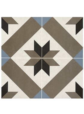 ESTRELLA BLUE 19.7X19.7 - ΓΡΑΝΙΤΟΠΛΑΚΑΚΙ VINTAGE