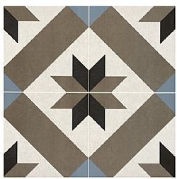 ESTRELLA BLUE 19.7X19.7 - ΓΡΑΝΙΤΟΠΛΑΚΑΚΙ VINTAGE