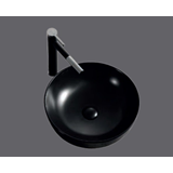 ΝΙΠΤΗΡΑΣ ΠΟΡΣΕΛΑΝΗΣ ΣΤΡΟΓΓΥΛΟΣ Φ42 ΥΨΟΥΣ 13CM BLACK MAT / ΜΑΥΡΟΣ ΜΑΤ