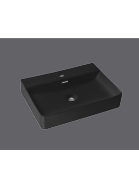 ΝΙΠΤΗΡΑΣ ΠΟΡΣΕΛΑΝΗΣ 59Χ43Χ12,5cm BLACK MATT / ΜΑΥΡΟΣ ΜΑΤ