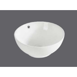 ΝΙΠΤΗΡΑΣ ΠΟΡΣΕΛΑΝΗΣ ΣΤΡΟΓΓΥΛΟΣ Φ38cm ΥΨΟΥΣ 15cm WHITE / ΛΕΥΚΟΣ ΓΥΑΛΙΣΤΕΡΟΣ