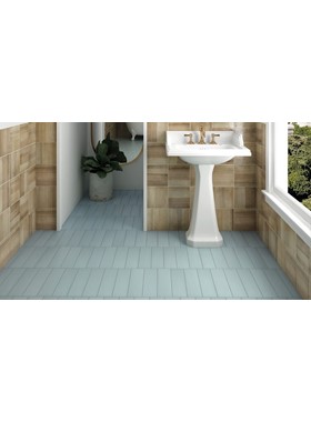 STROMBOLI BAHIA BLUE 9.2X36.8 - ΜΑΤ ΓΑΛΑΖΙΟ ΠΟΡΣΕΛΑΝΑΤΟ ΠΛΑΚΑΚΙ 25894