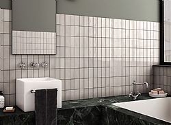 VILLAGE SILVER MIST 6.5X13.2cm - ΚΕΡΑΜΙΚΟ ΠΛΑΚΑΚΙ ΓΥΑΛΙΣΤΕΡΟ ΤΟΥΒΛΑΚΙ 25582