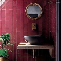 VILLAGE AUBERGINE 6.5X13.2cm - ΚΕΡΑΜΙΚΟ ΠΛΑΚΑΚΙ ΓΥΑΛΙΣΤΕΡΟ ΠΟΡΦΥΡΟ ΤΟΥΒΛΑΚΙ 25628