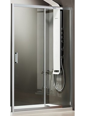 ΚΑΜΠΙΝΑ ΝΤΟΥΣΙΕΡΑΣ AXIS SLIDER SLX120C+1X3 (121-124 CM) - ΔΙΑΦΑΝΟ ΚΡΥΣΤΑΛΛΟ ΚΑΤΑ ΤΩΝ ΑΛΑΤΩΝ