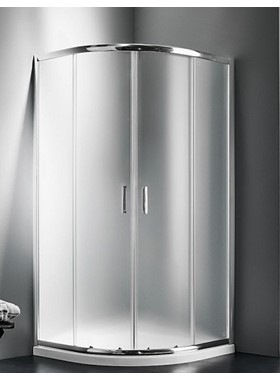 ΚΑΜΠΙΝΑ ΗΜΙΚΥΚΛΙΚΗ STARLET QS80F (80X80 CM) - MAT ΚΡΥΣΤΑΛΛΟ