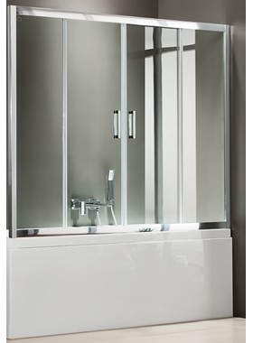 ΚΑΜΠΙΝΑ ΜΠΑΝΙΕΡΑΣ AXIS (2+2) SLB2X180T+1XB3 (181-184 CM) - ΔΙΑΦΑΝΟ ΚΡΥΣΤΑΛΛΟ