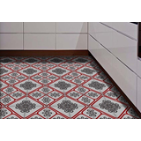 GLN RED BLACK 20Χ20 - ΠΛΑΚΑΚΙΑ ΓΕΩΜΕΤΡΙΚΑ ΣΕ ΚΟΚΚΙΝΟ / ΜΑΥΡΟ