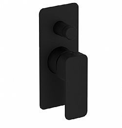 EURORAMA QUADRA 144030SL-400 ΜΑΥΡΟ ΜΑΤ - ΜΙΚΤΗΣ ΕΝΤΟΙΧΙΣΜΟΥ 2 ΕΞΟΔΩΝ ΝΕΡΟΥ