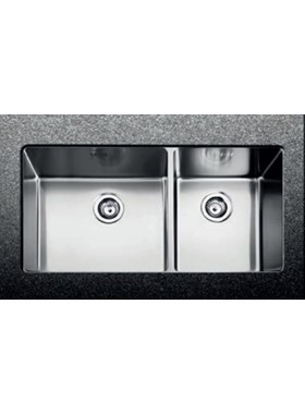 FORTINOX SQUADRO 28285 85X44 - ΝΕΡΟΧΥΤΗΣ INOX ΛΕΙΟΣ ΥΠΟΚΑΘΗΜΕΝΟΣ