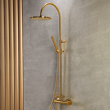 ARMANDO VICARIO SLIM 500065-201 - ΣΤΗΛΗ ΝΤΟΥΣ 2 ΕΞΟΔΩΝ BRUSHED GOLD (ΥΨΟΣ 94-122εκ)