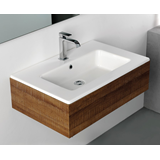 BIANCO CERAMICA FLAT 36070 - ΝΙΠΤΗΡΑΣ ΠΟΡΣΕΛΑΝΗΣ 71,5x46,5cm ΕΠΙΤΟΙΧΟΣ ή ΕΠΙΚΑΘΗΜΕΝΟΣ ΕΠΙΠΛΟΥ