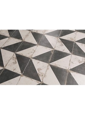 ANT.DIAG. 33Χ33 - ΑΣΠΡΟΜΑΥΡΑ ΓΡΑΝΙΤΟΠΛΑΚΑΚΙΑ VINTAGE PATCHWORK 