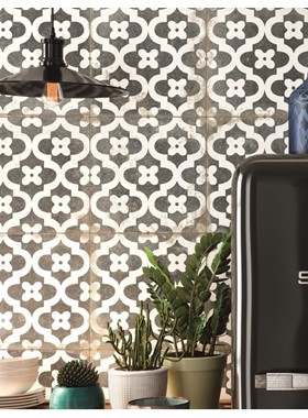 ANT.PROV. 33Χ33 - ΑΣΠΡΟΜΑΥΡΑ ΓΡΑΝΙΤΟΠΛΑΚΑΚΙΑ RUSTIC VINTAGE PATCHWORK 