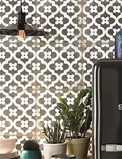 ANT.PROV. 33Χ33 - ΑΣΠΡΟΜΑΥΡΑ ΓΡΑΝΙΤΟΠΛΑΚΑΚΙΑ RUSTIC VINTAGE PATCHWORK 