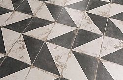 ANT.DIAG. 33Χ33 - ΑΣΠΡΟΜΑΥΡΑ ΠΛΑΚΑΚΙΑ RUSTIC VINTAGE PATCHWORK 