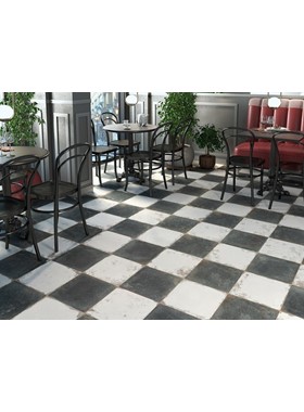 ANT.BLACK & WHITE 33Χ33 - ΛΕΥΚΑ ΚΑΙ ΜΑΥΡΑ RUSTIC ΠΛΑΚΑΚΙΑ