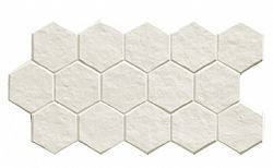 HEXAGON WHITE 26.5X51 - ΛΕΥΚΟ ΜΑΤ ΠΟΡΣΕΛΑΝΑΤΟ ΠΛΑΚΑΚΙ ΣΕ ΜΟΤΙΒΟ ΕΞΑΓΩΝΟΥ