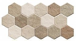 HEXAGON ERT 26.5X51 - ΜΑΤ ΓΡΑΝΙΤΟΠΛΑΚΑΚΙ ΜΟΤΙΒΟΥ ΜΕ ΕΞΑΓΩΝΑ