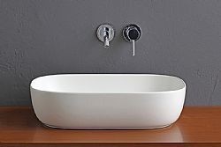 SCARABEO GLAM 1804-301-ΝΙΠΤΗΡΑΣ ΠΟΡΣΕΛΑΝΗΣ 56x39cm ΛΕΥΚΟ ΜΑΤ ΕΠΙΤΡΑΠΕΖΙΟΣ