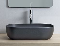 SCARABEO GLAM 1804-401-ΝΙΠΤΗΡΑΣ ΠΟΡΣΕΛΑΝΗΣ 56x39cm ΜΑΥΡΟ ΜΑΤ ΕΠΙΤΡΑΠΕΖΙΟΣ