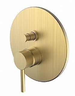 ARMANDO VICARIO INDUSTRIAL 512050D-201 BRUSHED GOLD - ΜΙΚΤΗΣ ΕΝΤΟΙΧΙΣΜΟΥ 2 ΕΞΟΔΩΝ ΝΕΡΟΥ