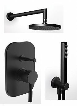 LA TORRE NEW TECH BLACK MAT ΕΝΤΟΙΧΙΣΜΕΝΗ 2 ΕΞΟΔΩΝ ΜΑΥΡΟ ΜΑΤ (ΝΤΟΥΣ ΧΕΙΡΟΣ,ΟΡΟΦΗΣ)