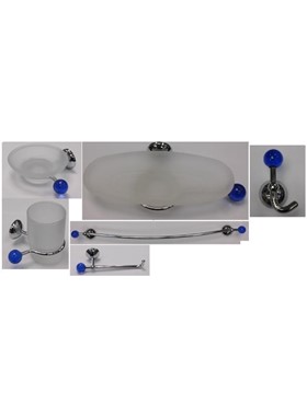 ΣΕΤ ΑΞΕΣΟΥΑΡ ΜΠΑΝΙΟΥ CAPANNOLI ECHO ΧΡΩΜΕ-ΜΠΛΕ 