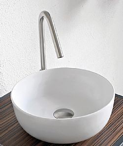 SCARABEO GLAM 1807-301 - ΝΙΠΤΗΡΑΣ ΠΟΡΣΕΛΑΝΗΣ Φ39cm ΛΕΥΚΟ ΜΑΤ ΕΠΙΤΡΑΠΕΖΙΟΣ