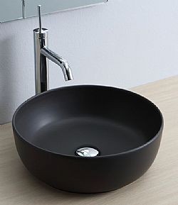 SCARABEO GLAM 1807-401 - ΝΙΠΤΗΡΑΣ ΠΟΡΣΕΛΑΝΗΣ Φ39cm ΜΑΥΡΟ ΜΑΤ ΕΠΙΤΡΑΠΕΖΙΟΣ