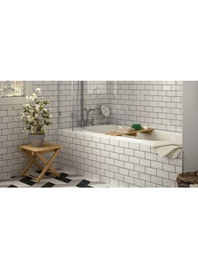 EQUIPE EVOLUTION WHITE MAT 7.5X15cm - ΜΑΤ ΛΕΥΚΟ ΤΟΥΒΛΑΚΙ ΜΠΑΝΙΟΥ 12743