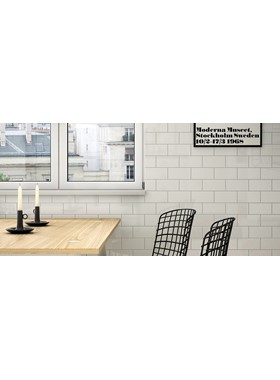 EQUIPE EVOLUTION WHITE MAT 7.5Χ15cm - ΜΑΤ ΣΚΕΤΟ ΛΕΥΚΟ ΠΛΑΚΑΚΙ ΚΟΥΖΙΝΑΣ 12743