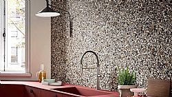 FRA.NERO 20Χ20 - MAT ΙΤΑΛΙΚΑ ΓΡΑΝΙΤΟΠΛΑΚΑΚΙΑ ΕΜΦΑΝΙΣΗΣ ΜΑΥΡΟΥ ΜΩΣΑΙΚΟΥ