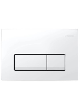 GEBERIT DELTA 51 115.105.11.1 - ΛΕΥΚΗ ΓΥΑΛΙΣΤΕΡΗ ΠΛΑΚΕΤΑ ΚΑΖΑΝΑΚΙΟΥ