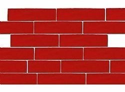 EQUIPE MASIA ROSSO 7.5X30cm - ΚΕΡΑΜΙΚΟ ΠΛΑΚΑΚΙ ΚΟΚΚΙΝΟ ΓΥΑΛΙΣΤΕΡΟ 21329