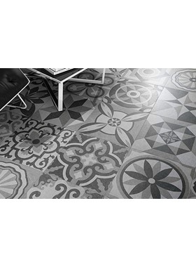 VINTAGE GREY MIX 25X25 - ΓΡΑΝΙΤΟΠΛΑΚΑΚΙ PATCHWORK MADE IN SPAIN