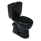 HUIDA PORTA BLACK  (61.5CM) - ΜΑΥΡΗ ΛΕΚΑΝΗ ΧΠ/ΟΑ ME ΚΑΘΙΣΜΑ SOFT CLOSING 38-0257 + 38-0258