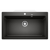 BLANCO NAYA XL 9 (86X51) BLACK - ΝΕΡΟΧΥΤΗΣ ΓΡΑΝΙΤΕΝΙΟΣ ΕΝΘΕΤΟΣ