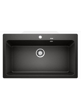 BLANCO NAYA XL 9 (86X51) BLACK - ΝΕΡΟΧΥΤΗΣ ΓΡΑΝΙΤΕΝΙΟΣ ΕΝΘΕΤΟΣ