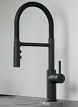 BLANCO CATRIS-S FLEX ΜΑΥΡΟ ΜΑΤ - ΜΠΑΤΑΡΙΑ ΚΟΥΖΙΝΑΣ ΜΕ ΝΤΟΥΣ GERMANY 525793