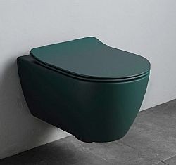 SCARABEO MOON 552000SC-900 RIMLESS MUSK/ΠΡΑΣΙΝΟ ΜΑΤ - ΛΕΚΑΝΗ ΚΡΕΜΑΣΤΗ 50,5cm ME ΚΑΘΙΣΜΑ SLIM SOFT CLOSE